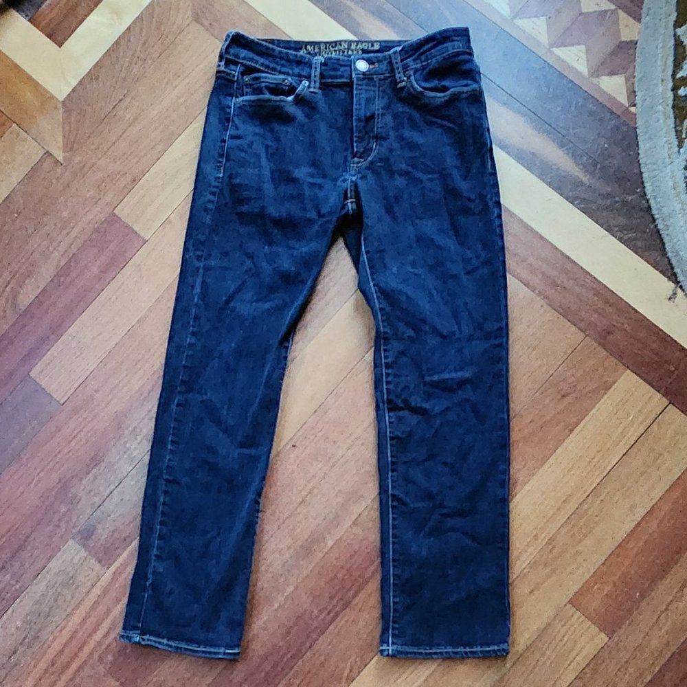 American Eagle Outfitters Dark Wash Original Straight Jeans Size 29x30